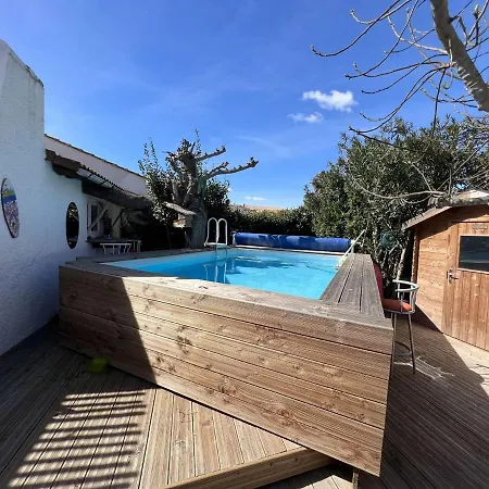 Maison Avec Piscine Privee, Proche Et Commerces, Jardin Et Terrasse, 6 Pers - Fr-1-701-61 Casa de Férias Valras-Plage
